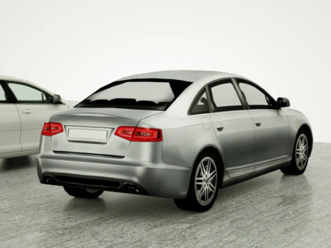 20 berline Low Poly Modello 3D