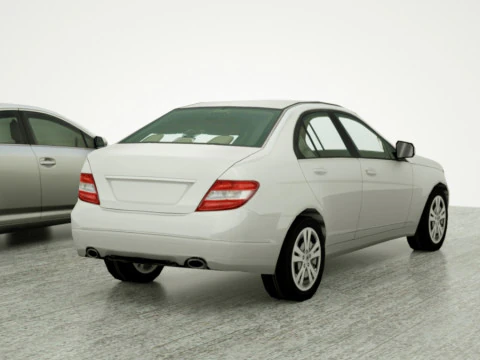 20 berline Low Poly Modello 3D