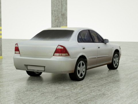 20 Low Poly sedans 3D 模型