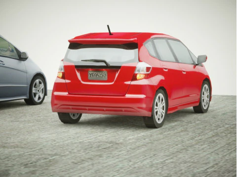 17 низкополигональная коллекция 5 дверей 3D Модель