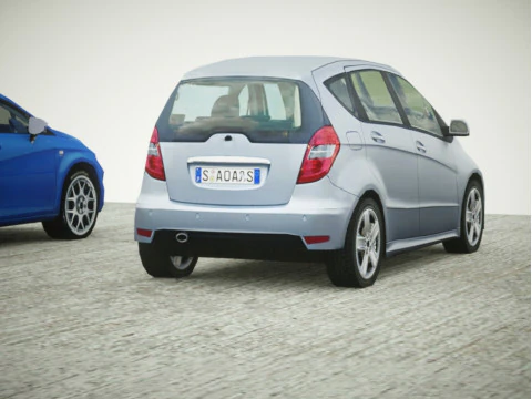 17 низкополигональная коллекция 5 дверей 3D Модель