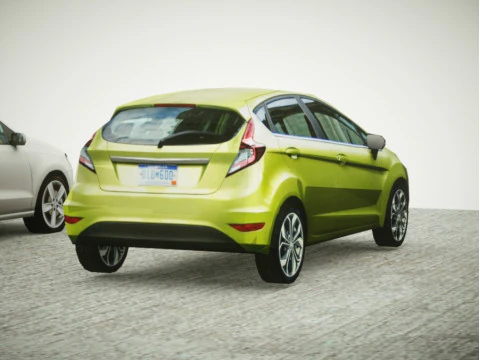 17 низкополигональная коллекция 5 дверей 3D Модель