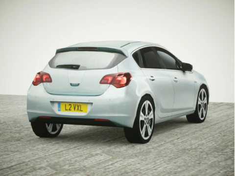 17 низкополигональная коллекция 5 дверей 3D Модель