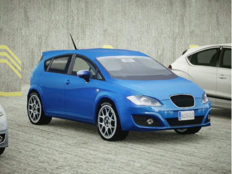 17 низкополигональная коллекция 5 дверей 3D Модель