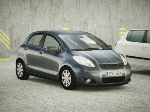 17 низкополигональная коллекция 5 дверей 3D Модель