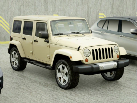 15 SUV-&oacute;w Low Poly Model 3D