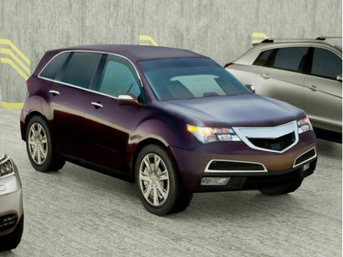 15 SUV-&oacute;w Low Poly Model 3D