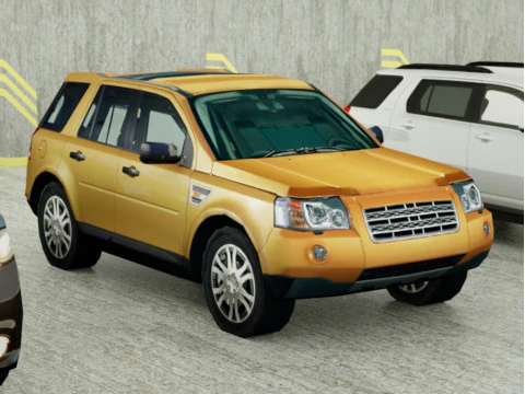 15 SUV-&oacute;w Low Poly Model 3D