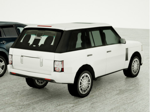 15 Low Poly SUVs Model 3D