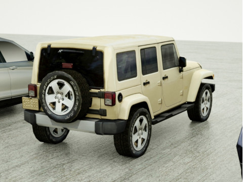 15 Low Poly SUVs Model 3D