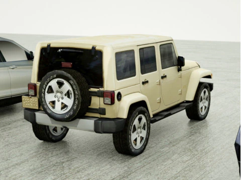 15 SUV-&oacute;w Low Poly Model 3D