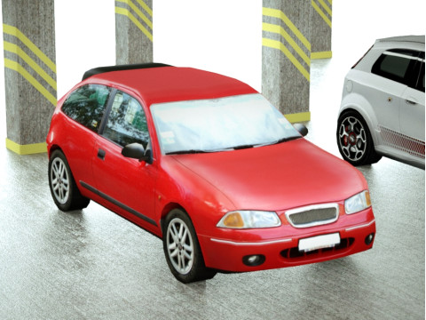 13 Low Poly 3doors collection Modello 3D