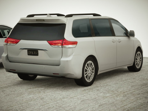 9 Low-poly Mini-Vans Model 3D