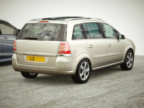 9 Low-poly minibusjes 3D Model