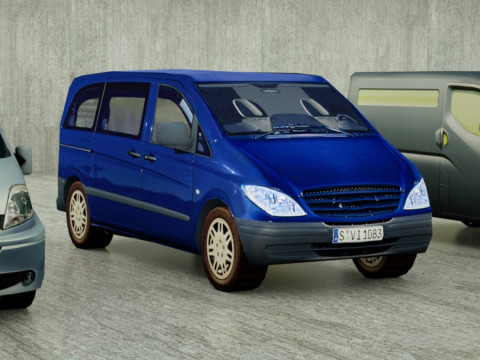 6 Low Poly g VANs 3D Модель