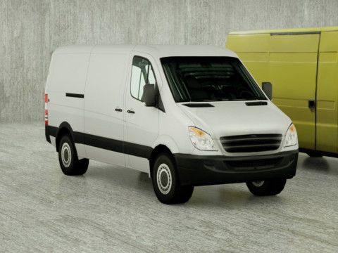 6 Low Poly g VANs 3D Модель