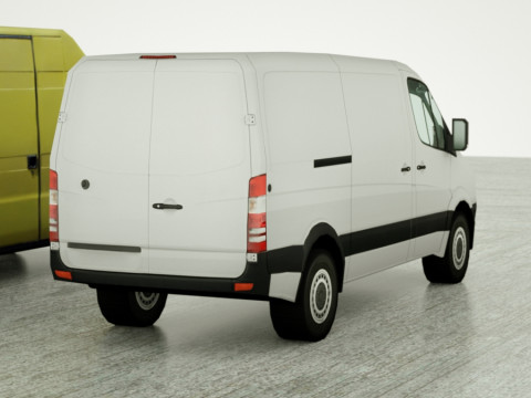6 Low Poly g VANs 3D Модель