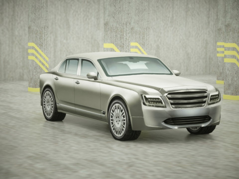 6 Low Poly luxury sport sedans Modèle 3D