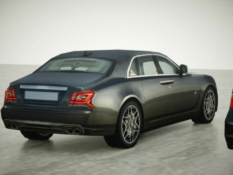 6 Low Poly luxury sport sedans 3D Model