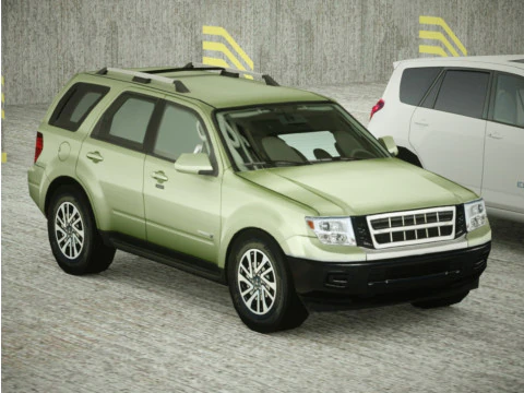 6 hybrydowych SUV-&oacute;w Low Poly Model 3D