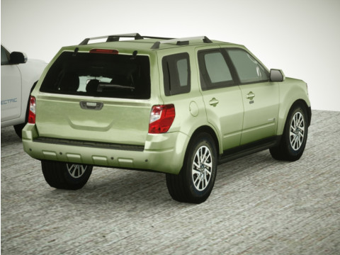 6 Low Poly hybrid SUVs 3D Модель