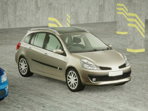 5 Low Poly touring cars Modelo 3D