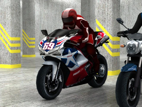 5 bicicletas low poly Modelo 3D