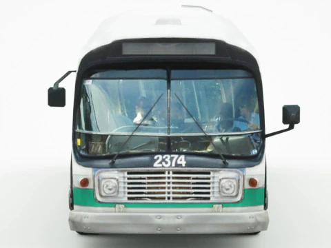 Bus v1 Low-poly Modello 3D