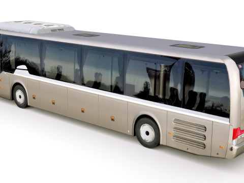 Bus v2 Low-poly Model 3D