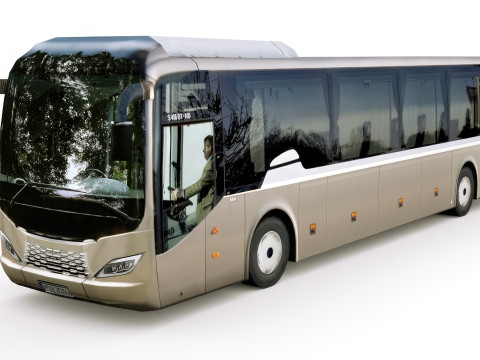 Bus v2 Low-poly Model 3D