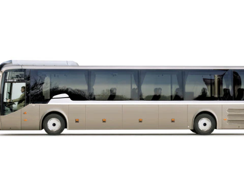 &Ocirc;nibus v2 baixo poli Modelo 3D