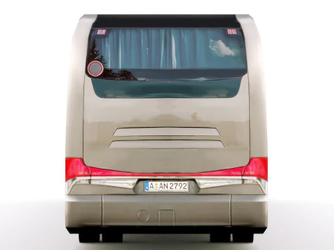 &Ocirc;nibus v2 baixo poli Modelo 3D
