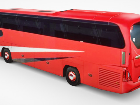 Bus V3 Low-poly 3D 모델