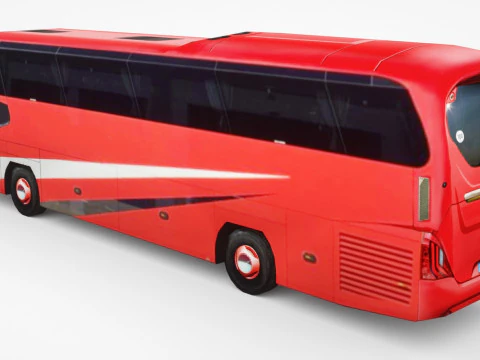 Bus V3 Laag poly 3D Model