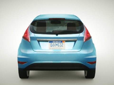 Generic Small City car v2 3D Model