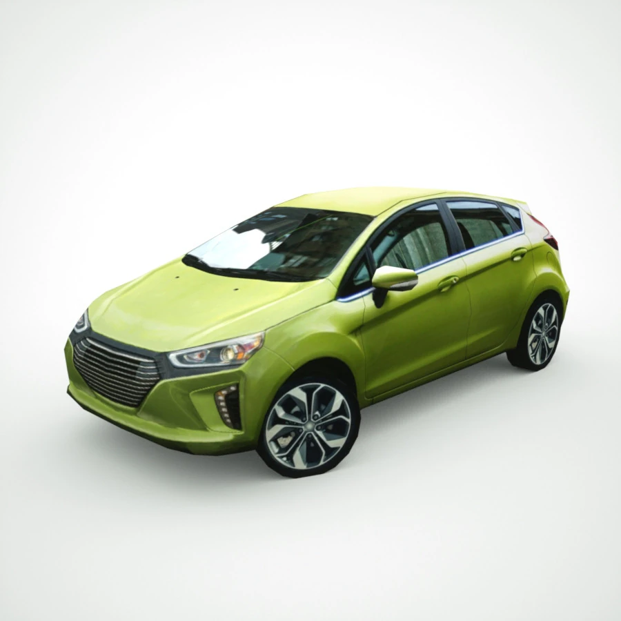 Auto generica per piccole città v1 Modello 3D .c4d .max .obj .3ds .fbx .stl .blend