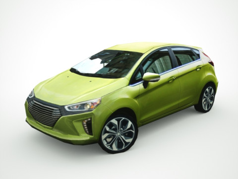 Generic Small City car v1 3D 模型