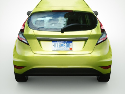 Generic Small City car v1 3D Model