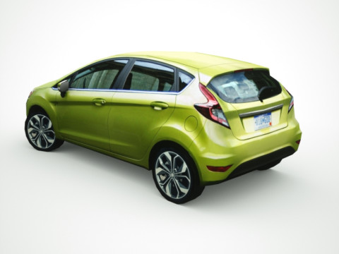 Generic Small City car v1 3D Model
