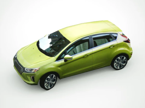 Auto generica per piccole citt&agrave; v1 Modello 3D