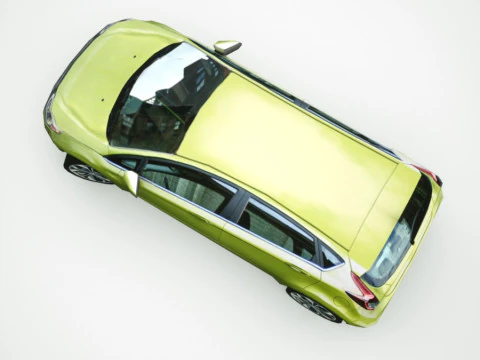 Auto generica per piccole citt&agrave; v1 Modello 3D