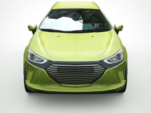 Generic Small City car v1 3D Model