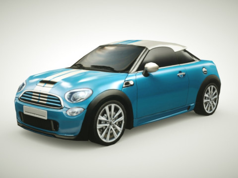 Generic Small City car v3 3D 模型