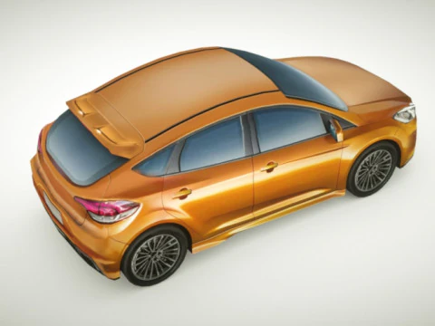 Generic Small City car v4 3D Model