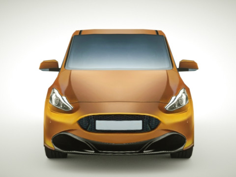 Generic Small City car v4 Modèle 3D