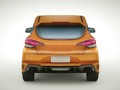Generic Small City car v4 Modèle 3D
