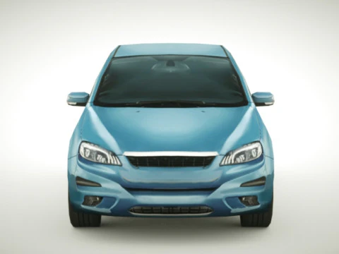 Generic Small City car v5 3D Model
