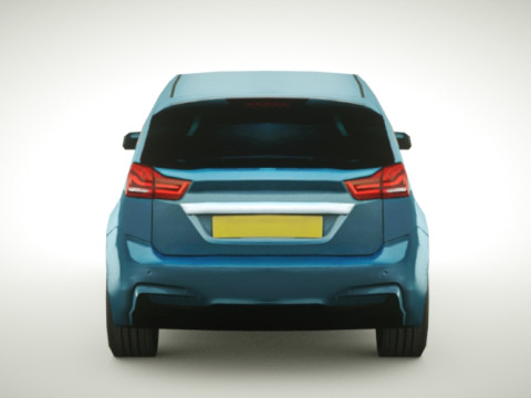 Generic Small City car v5 Modelo 3D