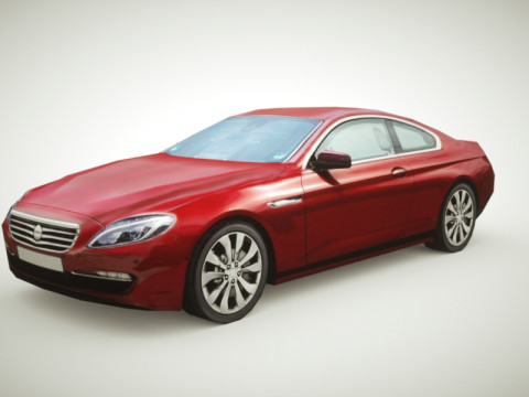Generic Coupe v1 Low-poly 3D मॉडल