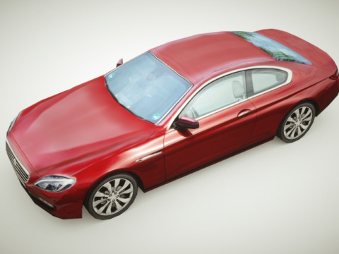Generic Coupe v1 Low-poly Modello 3D